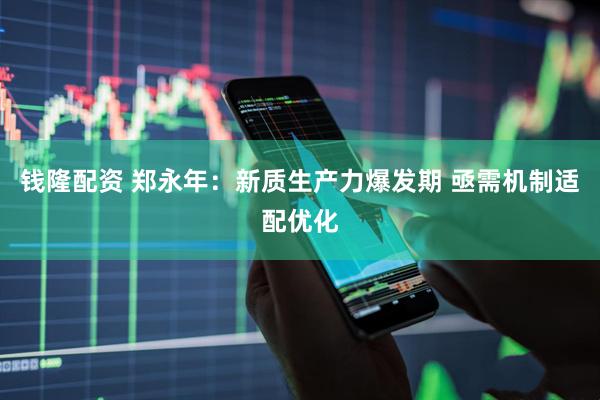 钱隆配资 郑永年：新质生产力爆发期 亟需机制适配优化
