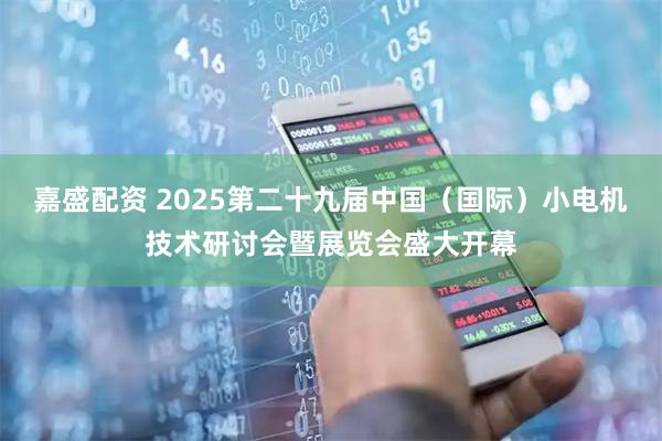 嘉盛配资 2025第二十九届中国（国际）小电机技术研讨会暨展览会盛大开幕