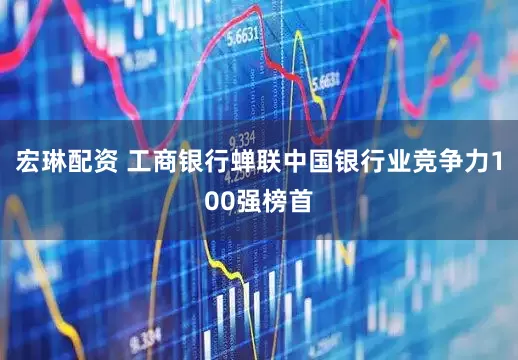 宏琳配资 工商银行蝉联中国银行业竞争力100强榜首